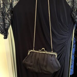 Navy jersey fabric Wedding attire